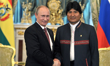 morales respalda el plan de putin Morales respalda el plan ruso para Ucrania